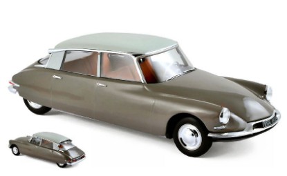 Immagine di CITROEN DS 19 1959 BROWN/WHITE 1:18