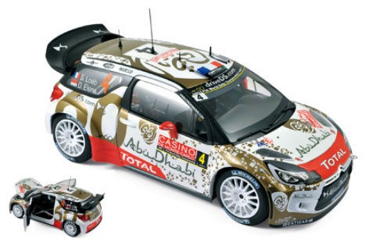 Immagine di CITROEN DS 3 WRC N.4 8th MONTE CARLO 2015 LOEB-ELENA 1:18