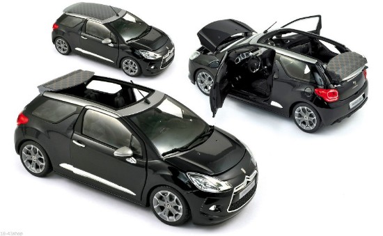 Immagine di CITROEN DS3 CABRIO 2013 PERLA NERA BLACK 1:18