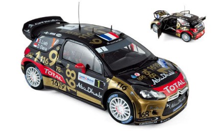 Immagine di CITROEN DS 3 WRC N.1 ACCIDENT RALLY DE FRANCE 2013 LOEB-ELENA 1:18