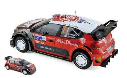 Immagine di CITROEN C3 WRC N.7 WINNER MEXICO 2017 K.MEEKE-P.NAGLE 1:18