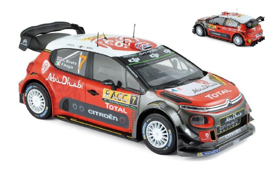 Immagine di CITROEN C3 WRC N.7 WINNER SPAIN RALLY K.MEEKE-P.NAGLE 1:18