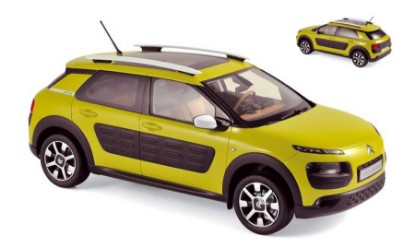 Immagine di CITROEN C4 CACTUS 2014 HELLO YELLOW & BLACK AIRBUMP 1:18