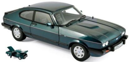 Immagine di FORD CAPRI 280 "BROOKLANDS" 1986 GREEN METALLIC 1:18