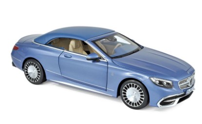 Immagine di MERCEDES MAYBACH S650 CABRIOLET 2018 BLUE METALLIC 1:18