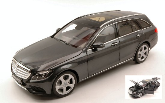 Immagine di MERCEDES C-KLASSE ESTATE 2014 METALLIC GREY 1:18