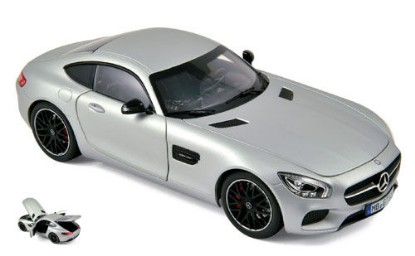 Immagine di MERCEDES AMG GT 2015 SILVER 1:18