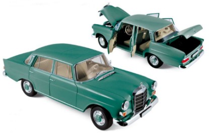 Immagine di MERCEDES 200 1966 GREEN 1:18