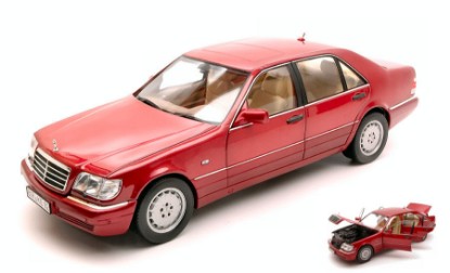 Immagine di MERCEDES S500 1997 RED METALLIC 1:18
