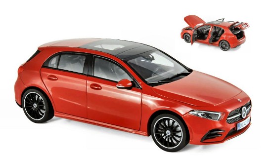 Immagine di MERCEDES A-KLASSE 2018 RED 1:18