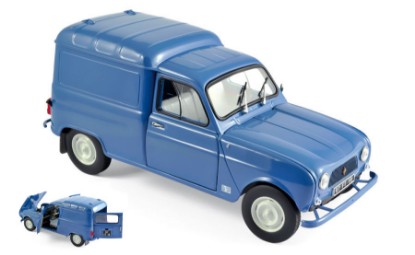 Immagine di RENAULT 4 FOURGONETTE 1965 BLUE 1:18