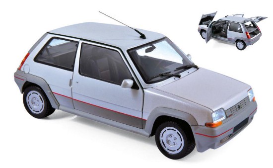 Immagine di RENAULT SUPERCINQ GT TURBO 1985 SILVER 1:18