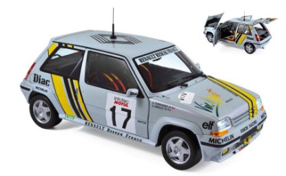 Immagine di RENAULT SUPERCINQ GT N.17 8th TOUR D.CORSE 1989 OREILLE-THIMONIER 1:18