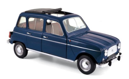 Immagine di RENAULT 4 1965 COPENHAGUE BLUE 1:18
