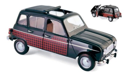 Immagine di RENAULT 4 PARISIENNE 1964 BLACK & RED 1:18