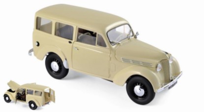 Immagine di RENAULT BREAK JUVAQUATRE 300 kg 1951 IVORY 1:18