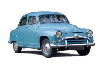Immagine di SIMCA 9 ARONDE 1954 LIGHT BLUE 1:18