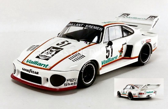 Immagine di PORSCHE 935 N.51 2nd DRM ZOLDER 1977 B.WOLLEK 1:18