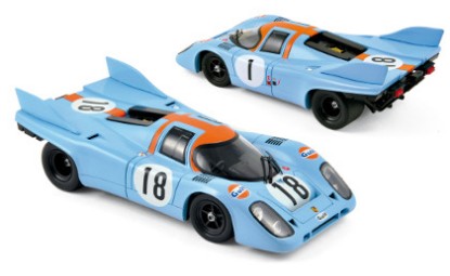 Immagine di PORSCHE 917K GULF LM 1971 OLIVER-SIFFERT-BELL 1:18