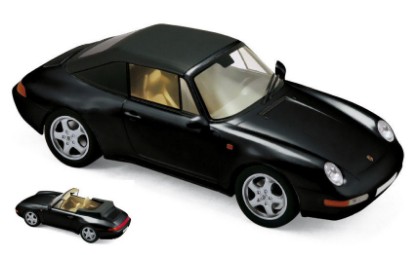 Immagine di PORSCHE 911 CARRERA CABRIOLET 1994 BLACK 1:18
