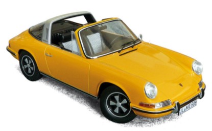 Immagine di PORSCHE 911 E TARGA 1969 ORANGE 1:18