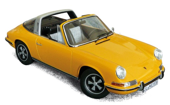 Immagine di PORSCHE 911 E TARGA 1969 ORANGE 1:18