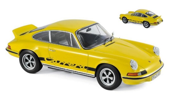Immagine di PORSCHE 911 RS TOURING 1973 YELLOW & BLACK 1:18