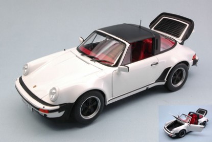 Immagine di PORSCHE 911 TURBO TARGA 1987 WHITE 1:18