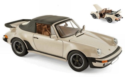 Immagine di PORSCHE 911 TURBO CABRIOLET 1987 IVORY 1:18