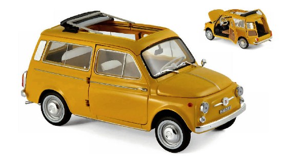 Immagine di FIAT 500 GIARDINIERA 1968 POSITANO YELLOW 1:18
