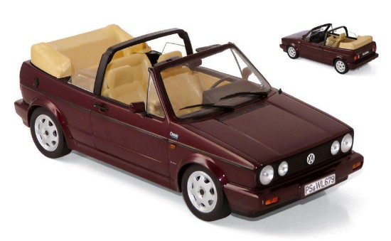Immagine di VW GOLF CABRIOLET CLASSIC LINE 1992 AMARANT 1:18