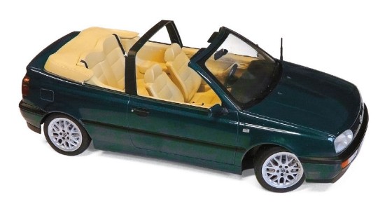 Immagine di VW GOLF CABRIOLET 1995 BLUE GREEN METALLIC 1:18