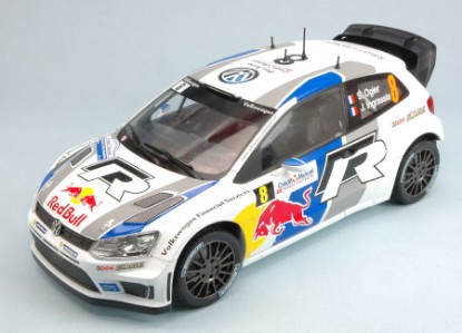 Immagine di VW POLO WRC N.8 WINNER FRANCE-ALSACE 2013 S.OGIER-J.INGRASSIA 1:18