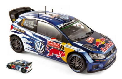 Immagine di VW POLO WRC N.2 2nd MONTE CARLO 2015 J.M.LATVALA-M.ANTTILA 1:18