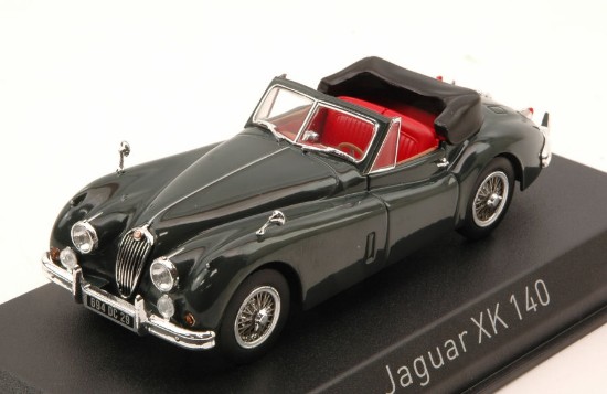 Immagine di JAGUAR XK140 CABRIOLET 1957 DARK METALLIC GREY 1:43