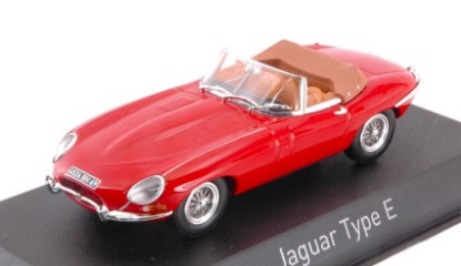 Immagine di JAGUAR E TYPE CABRIOLET 1961 CARMIN RED 1:43