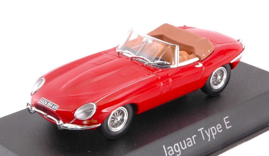 Immagine di JAGUAR E TYPE CABRIOLET 1961 CARMIN RED 1:43