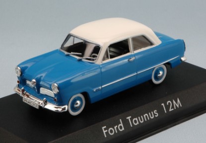Immagine di FORD TAUNUS 12M 1954 BLUE W/WHITE ROOF 1:43
