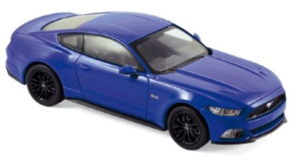 Immagine di FORD MUSTANG FASTBACK 2015 BLUE METALLIC 1:43