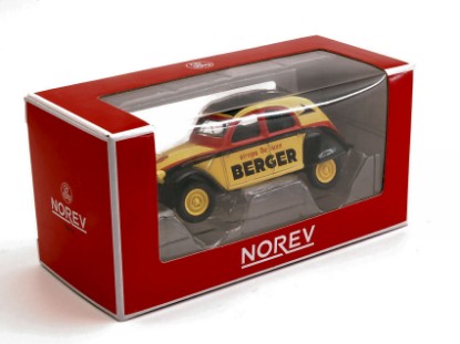 Immagine di CITROEN 2CV AZLP "CYCLISTE - YELLOW RED BLACK" 1:64