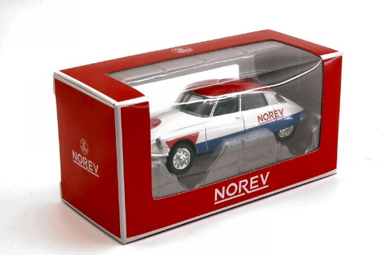 Immagine di CITROEN DS 19 1958 "CYCLISTE - BLUE WHITE RED" 1:64