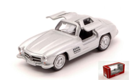 Immagine di MERCEDES 300 SL 1955 SILVER 1:64