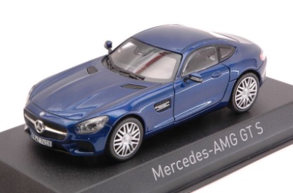 Immagine di MERCEDES AMG GT S 2015 BLUE METALLIC 1:43