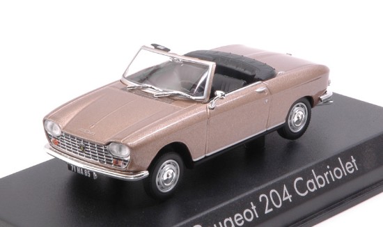 Immagine di PEUGEOT 204 CABRIOLET 1967 BEIGE METALLIC 1:43