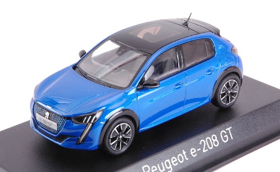 Immagine di PEUGEOT e-208 GT 2019 BLUE 1:43