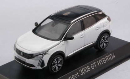 Immagine di PEUGEOT 3008 GT HYBRID 2020 PEARL WHITE 1:43