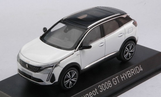 Immagine di PEUGEOT 3008 GT HYBRID 2020 PEARL WHITE 1:43