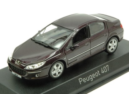 Immagine di PEUGEOT 407 2006 MONTECRISTO PLUM 1:43