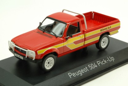 Immagine di PEUGEOT 504 PICK UP 4x4 DANGEL 1985 RED/YELLOW 1:43

