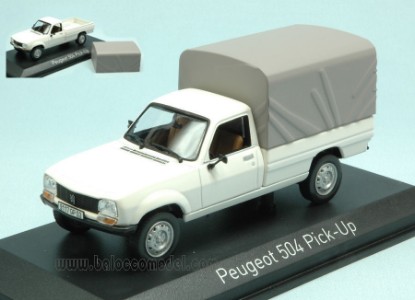 Immagine di PEUGEOT 504 PICK UP CLOSED 1985 WHITE 1:43

